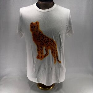 French Connection Men's T Shirt Graphic Crew Neck Casual Top L